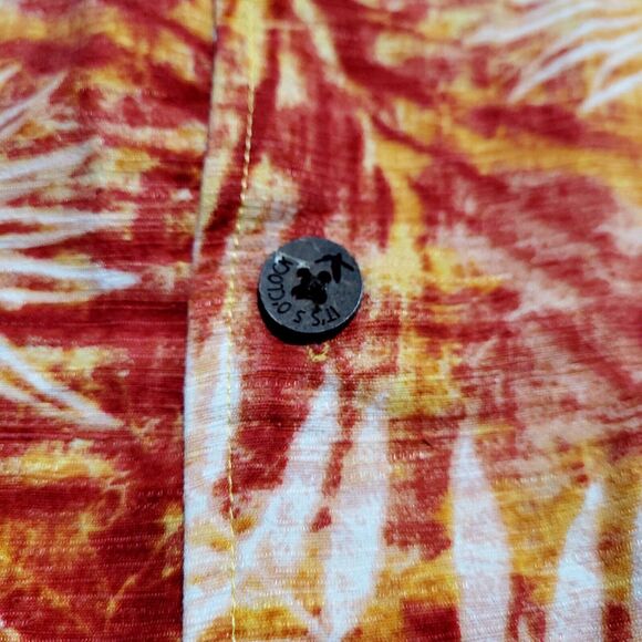 Margaritaville It's 5 O'clock Somewhere 100% Silk Hawaiian Floral Shirt NWOT - Picture 9 of 11